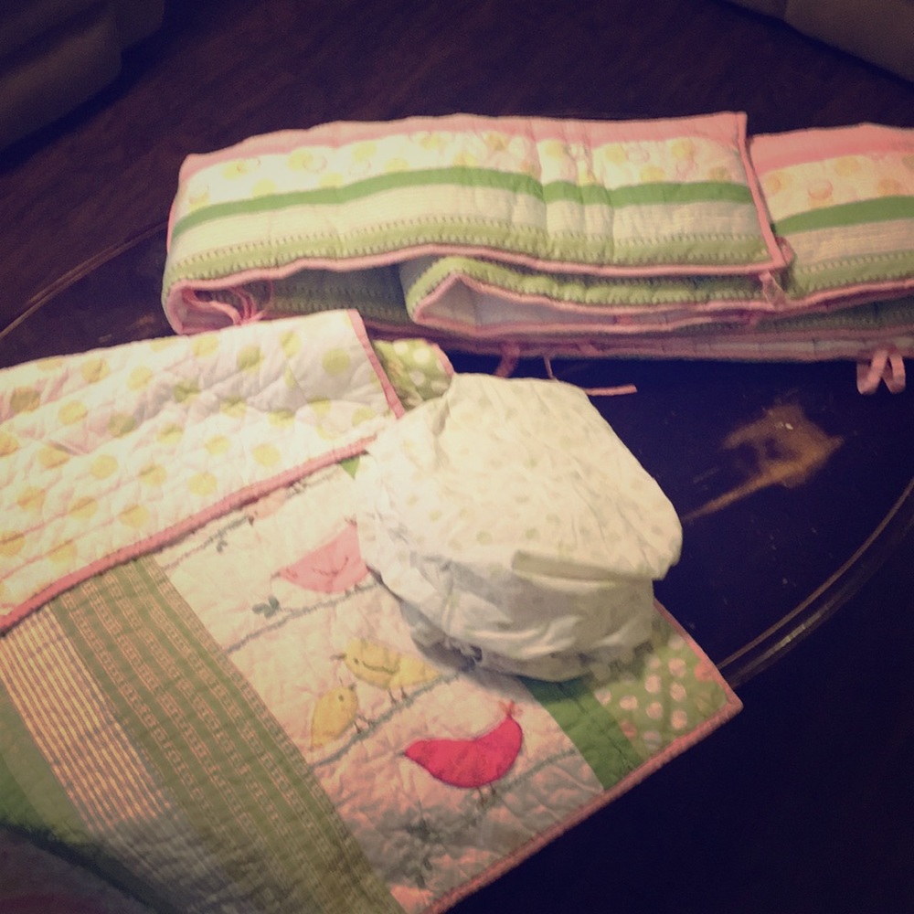 Pottery Barn Kids crib bedding